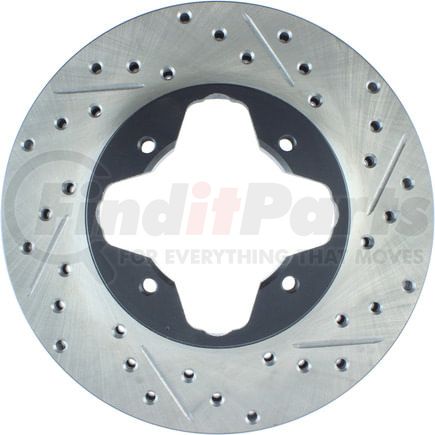 127.40022L by STOPTECH - StopTech Sport Drilled & Slotted Brake Rotor; Front Left