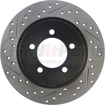 127.65090CR by STOPTECH - StopTech Sport Cryo Drilled & Slotted Brake Rotor; Rear Right