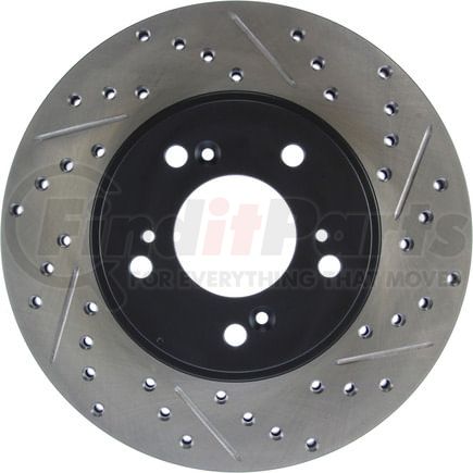 127.40026L by STOPTECH - StopTech Sport Drilled & Slotted Brake Rotor; Front Left