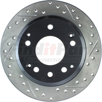 127.40027L by STOPTECH - Sport Drilled & Slotted Brake Rotor, Rear Left