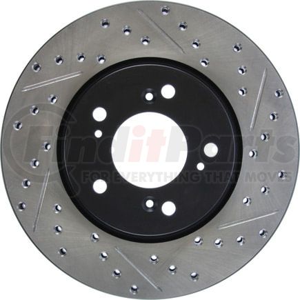 127.40028L by STOPTECH - StopTech Sport Drilled & Slotted Brake Rotor; Front Left