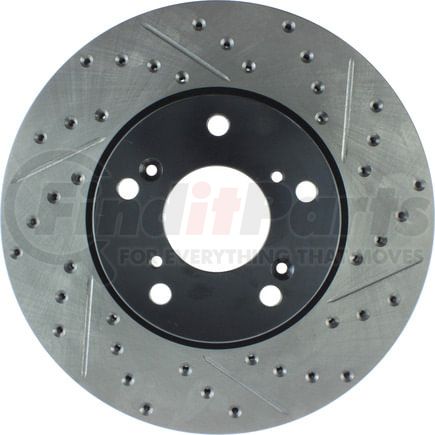 127.40036L by STOPTECH - StopTech Sport Drilled & Slotted Brake Rotor; Front Left