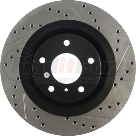 127.42080L by STOPTECH - StopTech Sport Drilled & Slotted Brake Rotor; Front Left