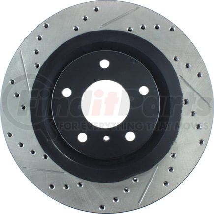 127.42080R by STOPTECH - StopTech Sport Drilled & Slotted Brake Rotor; Front Right