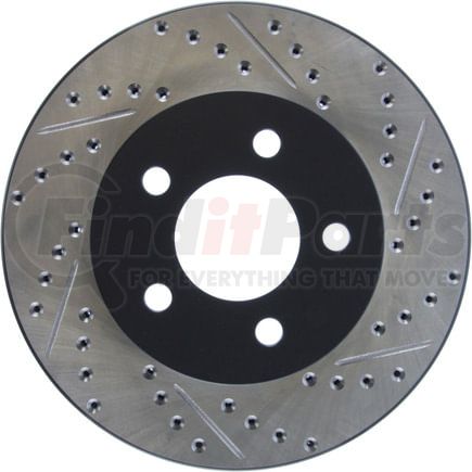 127.67052L by STOPTECH - StopTech Sport Drilled & Slotted Brake Rotor; Front Left
