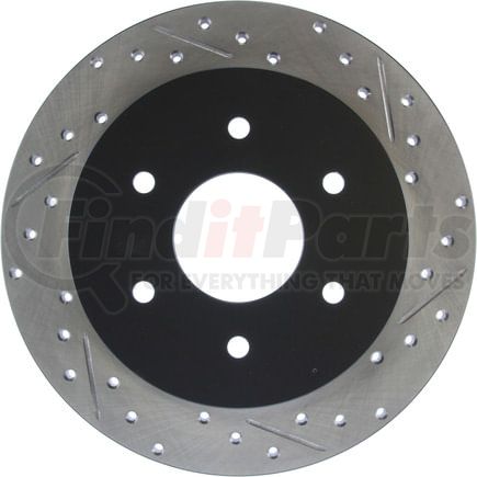 127.42081L by STOPTECH - StopTech Sport Drilled & Slotted Brake Rotor; Rear Left