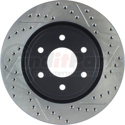 127.42085L by STOPTECH - StopTech Sport Drilled & Slotted Brake Rotor; Front Left