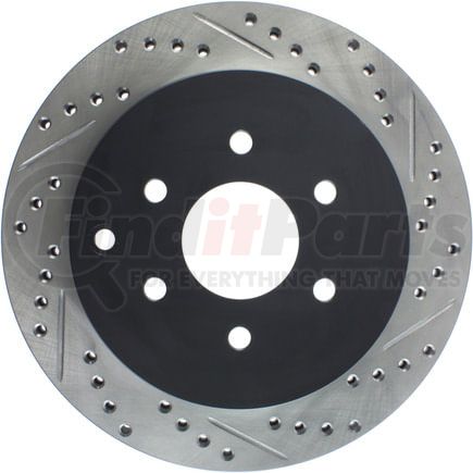 127.42086L by STOPTECH - StopTech Sport Drilled & Slotted Brake Rotor; Rear Left