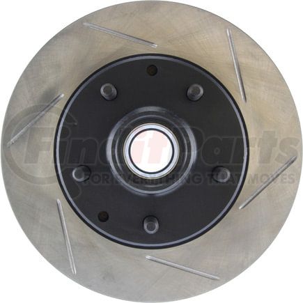 StopTech 126.66017SL Disc Brake Rotor Sport Slotted Brake Rotor, Front Left