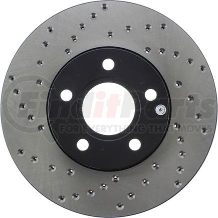 128.61100R by STOPTECH - StopTech Sport Cross Drilled Brake Rotor; Front Right