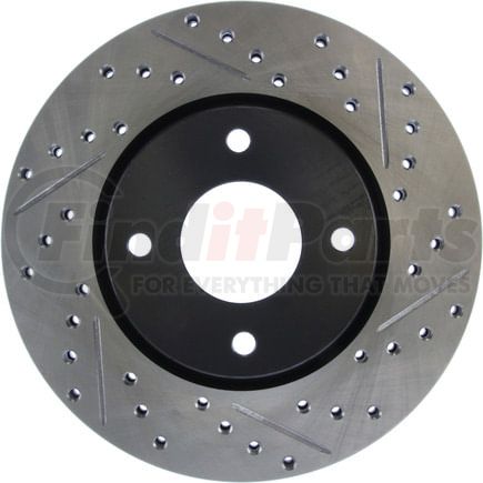 127.42091L by STOPTECH - StopTech Sport Drilled & Slotted Brake Rotor; Front Left