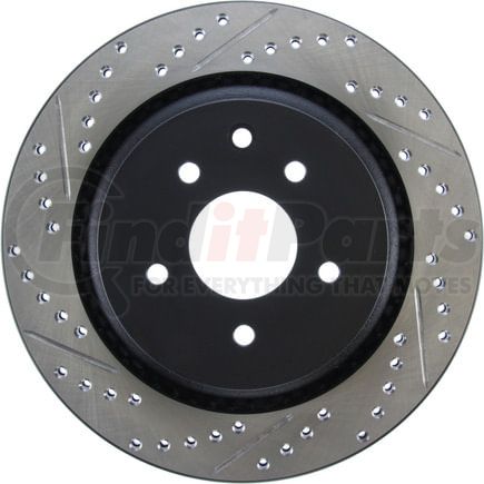 127.42093CR by STOPTECH - StopTech Sport Cryo Drilled & Slotted Brake Rotor; Rear Right