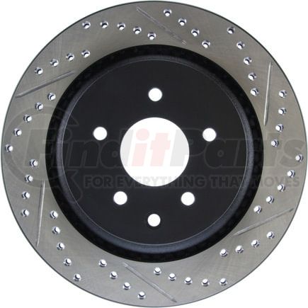 127.42093L by STOPTECH - StopTech Sport Drilled & Slotted Brake Rotor; Rear Left