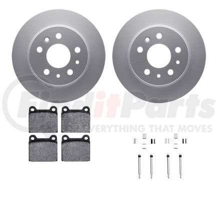 4512-63119 by DYNAMIC FRICTION COMPANY - GEOSPEC Coated Rotors with 5000 Brake Pads - Ceramic and Hardware