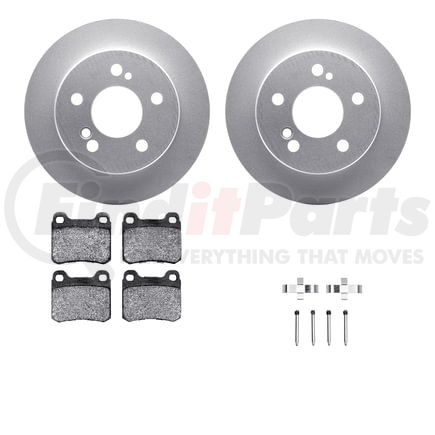 4512-63127 by DYNAMIC FRICTION COMPANY - GEOSPEC Coated Rotors with 5000 Brake Pads - Ceramic and Hardware