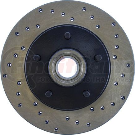 128.62002L by STOPTECH - Sport Cross Drilled Brake Rotor, Front Left