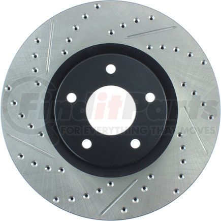 127.42098R by STOPTECH - StopTech Sport Drilled & Slotted Brake Rotor; Front Right