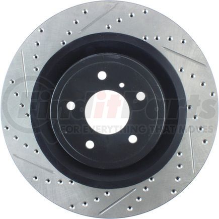 127.42100R by STOPTECH - StopTech Sport Drilled & Slotted Brake Rotor; Front Right