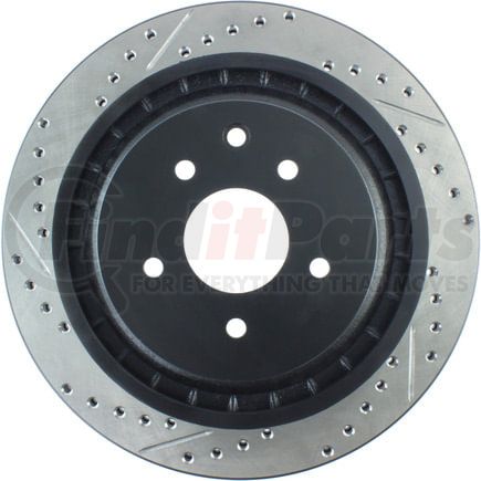 127.42101CR by STOPTECH - StopTech Sport Cryo Drilled & Slotted Brake Rotor; Rear Right