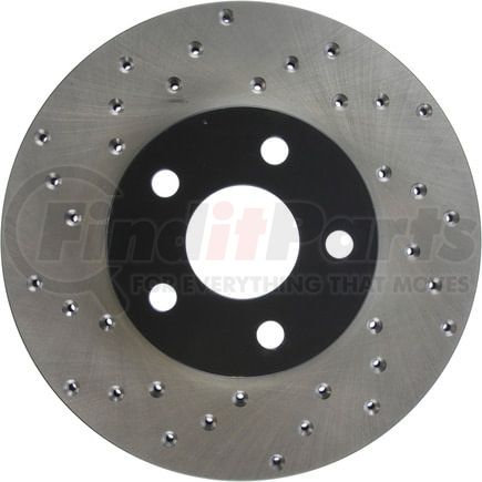128.62034R by STOPTECH - StopTech Sport Cross Drilled Brake Rotor; Front Right