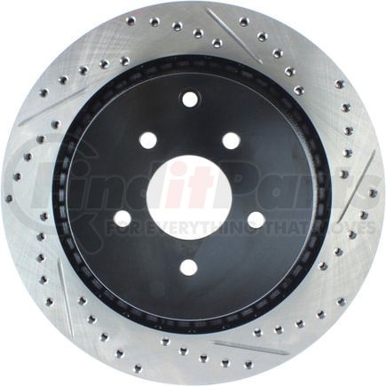 127.42105L by STOPTECH - StopTech Sport Drilled & Slotted Brake Rotor; Rear Left