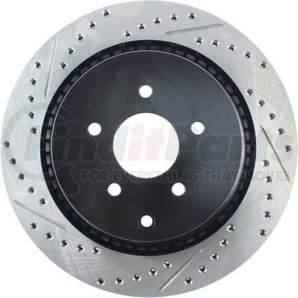127.42105R by STOPTECH - StopTech Sport Drilled & Slotted Brake Rotor; Rear Right