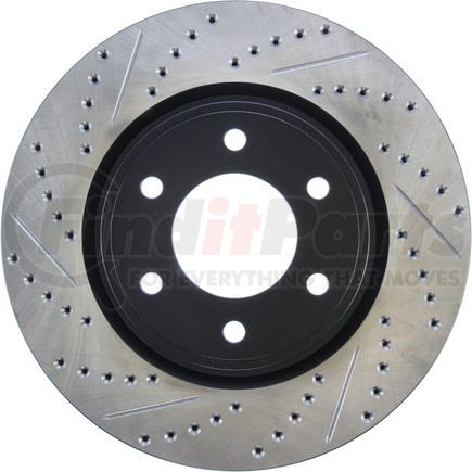 StopTech 127.42111R Disc Brake Rotor StopTech Sport Drilled & Slotted Brake Rotor; Front Right