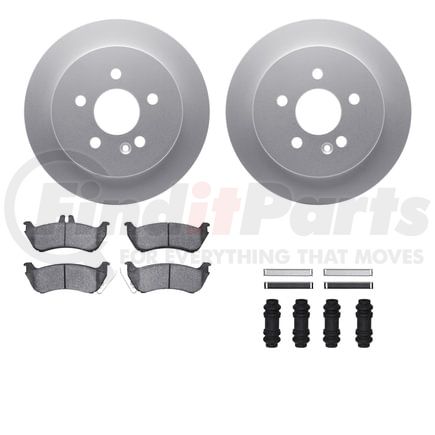 4512-63208 by DYNAMIC FRICTION COMPANY - GEOSPEC Coated Rotors with 5000 Brake Pads - Ceramic and Hardware