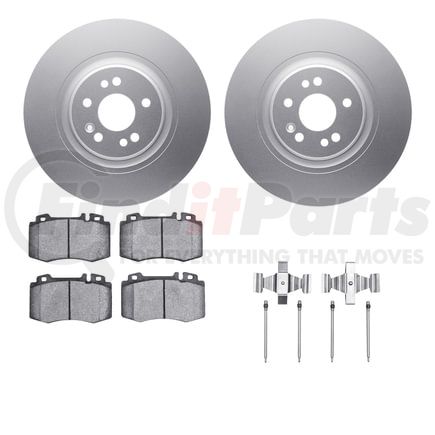 4512-63210 by DYNAMIC FRICTION COMPANY - GEOSPEC Coated Rotors with 5000 Brake Pads - Ceramic and Hardware