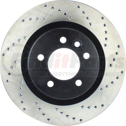 128.22009L by STOPTECH - StopTech Sport Cross Drilled Brake Rotor; Front Left