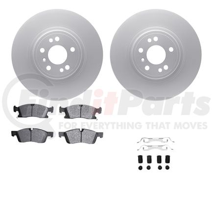 4512-63231 by DYNAMIC FRICTION COMPANY - GEOSPEC Coated Rotors with 5000 Brake Pads - Ceramic and Hardware