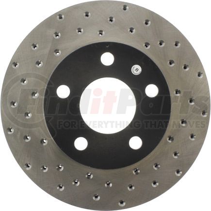 128.62056R by STOPTECH - StopTech Sport Cross Drilled Brake Rotor; Front Right