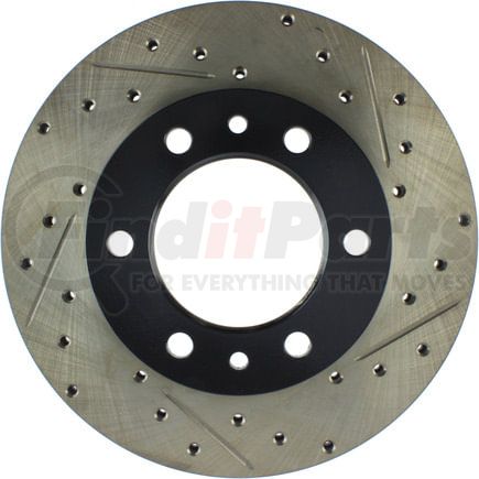 127.44037L by STOPTECH - StopTech Sport Drilled & Slotted Brake Rotor; Front Left