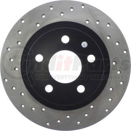 128.62064R by STOPTECH - StopTech Sport Cross Drilled Brake Rotor; Rear Right