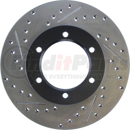 127.44044R by STOPTECH - StopTech Sport Drilled & Slotted Brake Rotor; Front Right