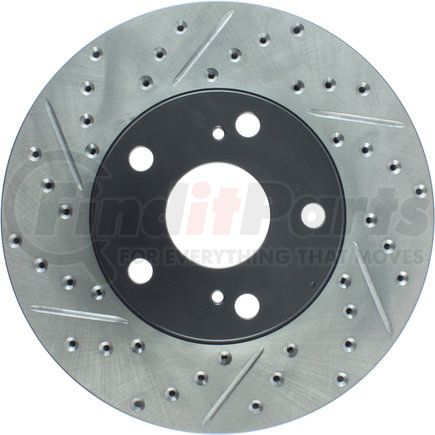 127.44079CR by STOPTECH - StopTech Sport Cryo Drilled & Slotted Brake Rotor; Front Right