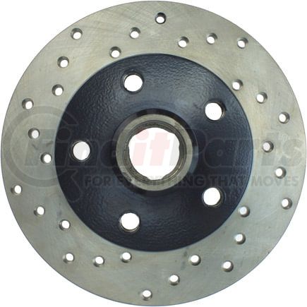 128.33035CR by STOPTECH - Sport Cryo Drilled Brake Rotor, Rear Right