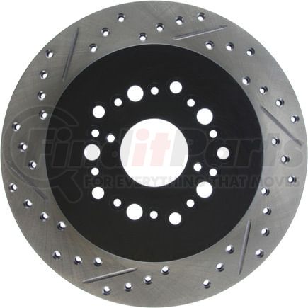 127.44084R by STOPTECH - StopTech Sport Drilled & Slotted Brake Rotor; Rear Right