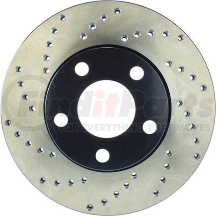 128.33040R by STOPTECH - StopTech Sport Cross Drilled Brake Rotor; Front Right