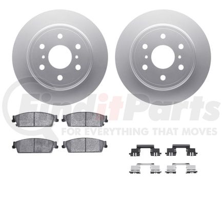 4512-48070 by DYNAMIC FRICTION COMPANY - GEOSPEC Rotors with 5000 Advanced Brake Pads and Hardware