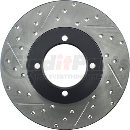 127.42011R by STOPTECH - StopTech Sport Drilled & Slotted Brake Rotor; Front Right