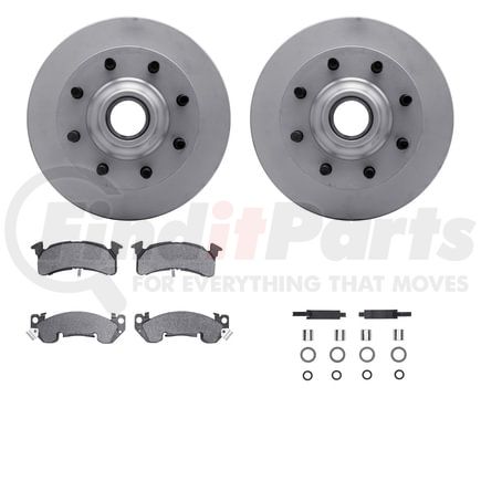 4512-48078 by DYNAMIC FRICTION COMPANY - GEOSPEC Coated Rotors with 5000 Brake Pads - Ceramic and Hardware