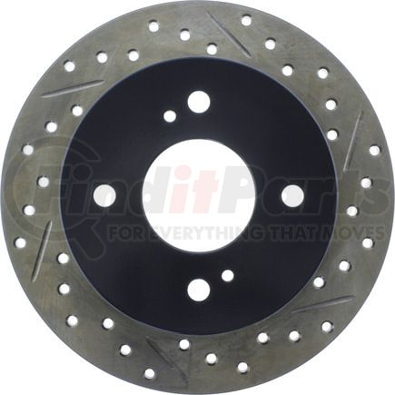 127.42016L by STOPTECH - StopTech Sport Drilled & Slotted Brake Rotor; Rear Left