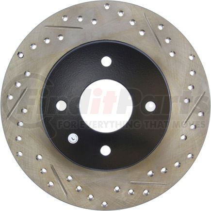 StopTech 127.42021L Disc Brake Rotor StopTech Sport Drilled & Slotted Brake Rotor; Rear Left