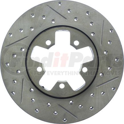 127.42023L by STOPTECH - StopTech Sport Drilled & Slotted Brake Rotor; Front Left