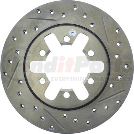 127.42024L by STOPTECH - StopTech Sport Drilled & Slotted Brake Rotor; Front Left