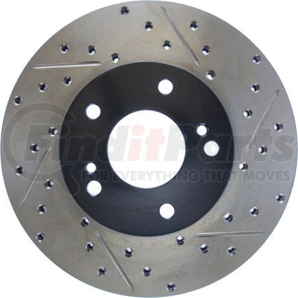 127.42036L by STOPTECH - StopTech Sport Drilled & Slotted Brake Rotor; Front Left