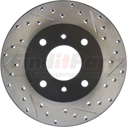 127.42041CL by STOPTECH - StopTech Sport Cryo Drilled & Slotted Brake Rotor; Front Left