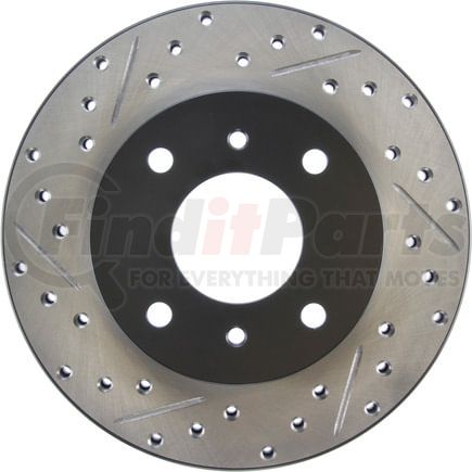 127.42041CR by STOPTECH - StopTech Sport Cryo Drilled & Slotted Brake Rotor; Front Right