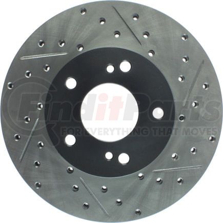 127.42043L by STOPTECH - Sport Drilled & Slotted Brake Rotor, Front Left
